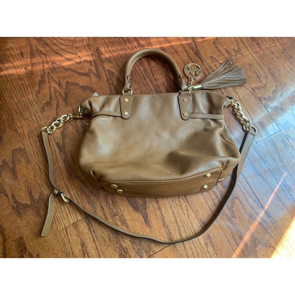 Michael Kors Pebbled Brown Handbag